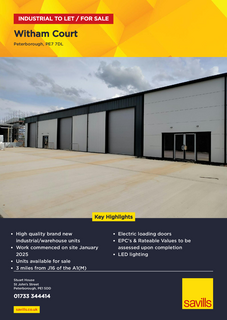 Industrial unit to rent, Witham Court Yaxley PE7 7DL