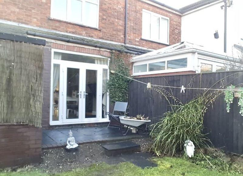 Rear patio