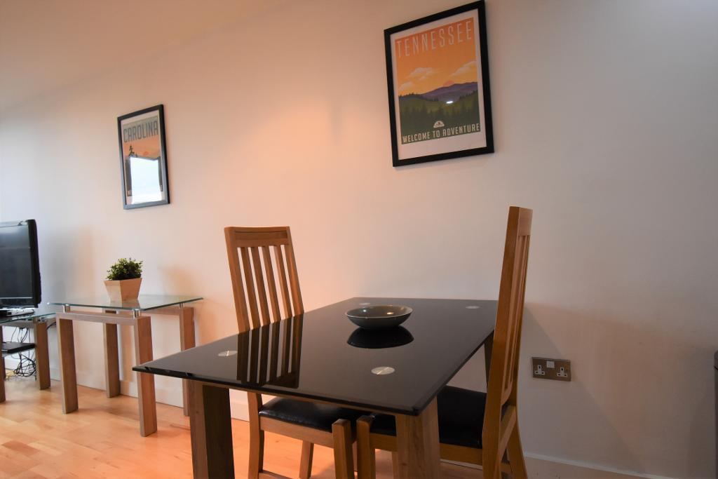 Open plan kitchen and living room