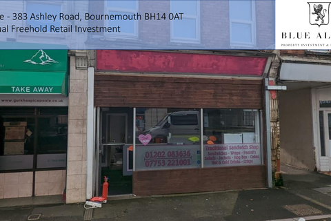 Retail property (high street) to rent, 383 Ashley Rd Poole BH14 0AT