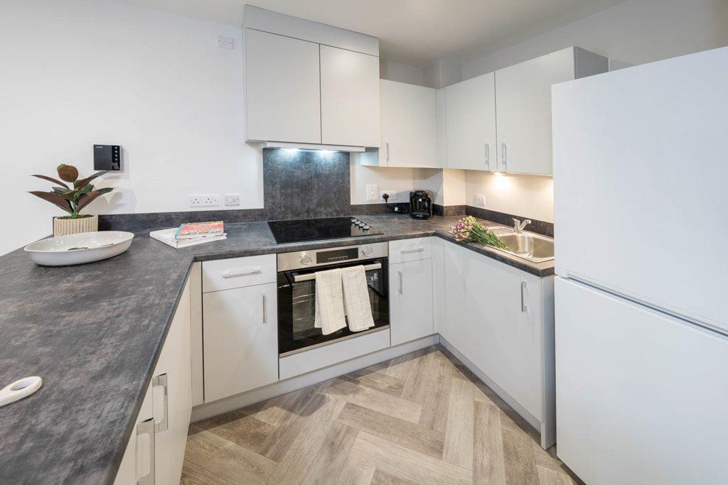 Typical kitchen (1 bedroom apartment)