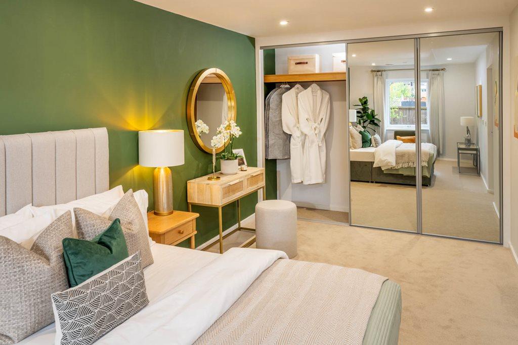 Typical master bedroom (2 bedroom apartment)