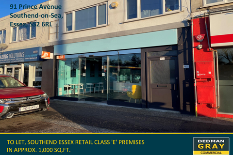 Retail property (high street) to rent, 91 Prince Ave Southend On Sea SS2 6RL