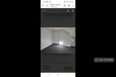 1 bedroom flat to rent, Church Road, Walton, Liverpool, L4