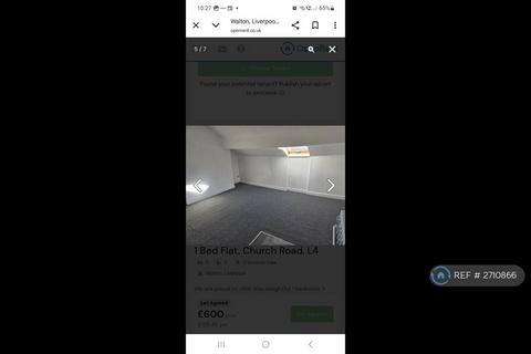 1 bedroom flat to rent, Church Road, Walton, Liverpool, L4