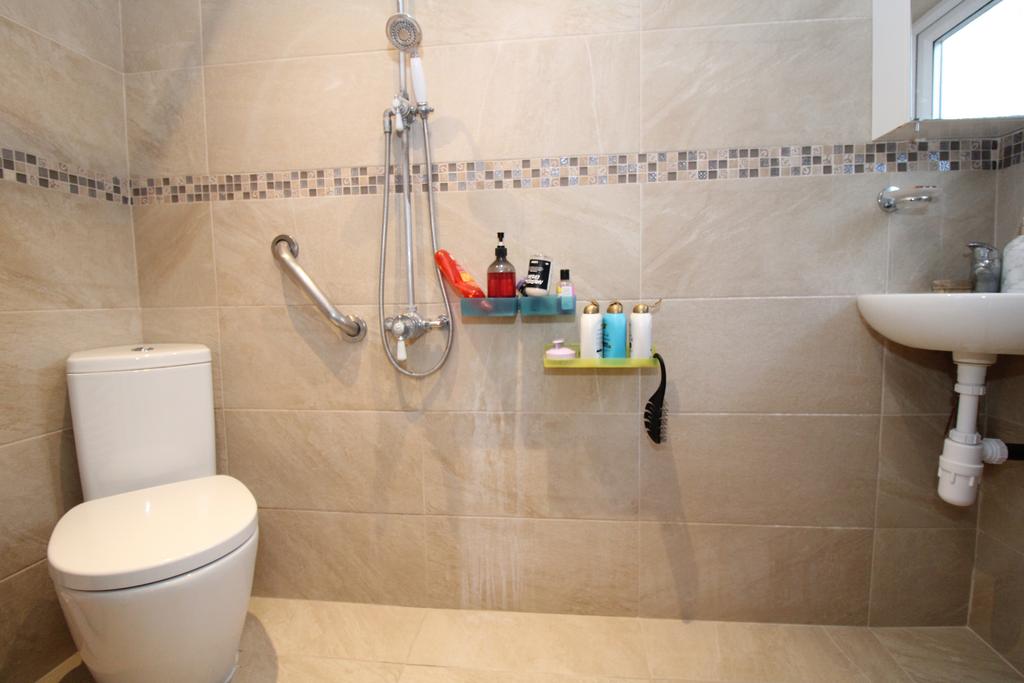 Downstairs shower room