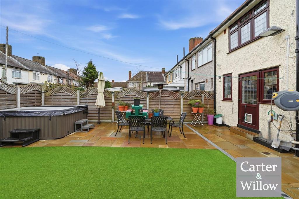 Private rear garden