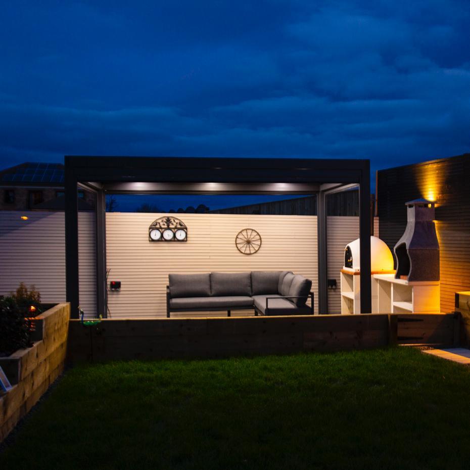 Rear Gardens in the Evening