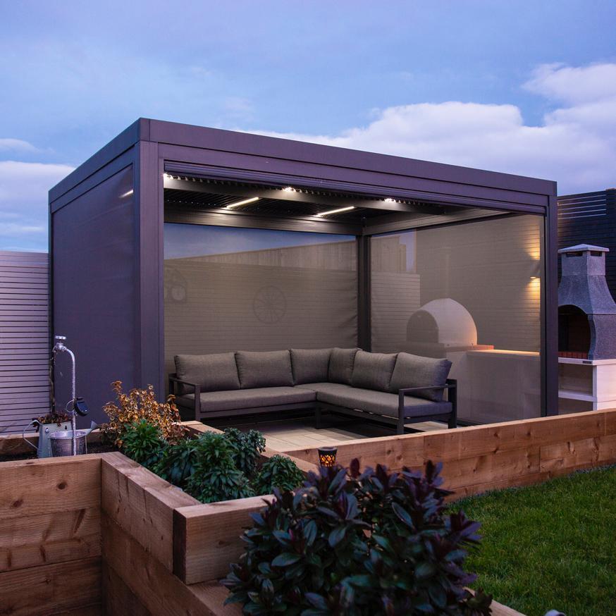 Rear Gardens in the Evening