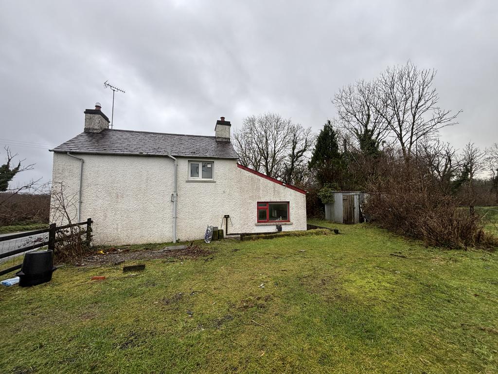 Rear of property