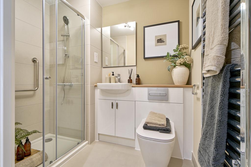 Typical shower room