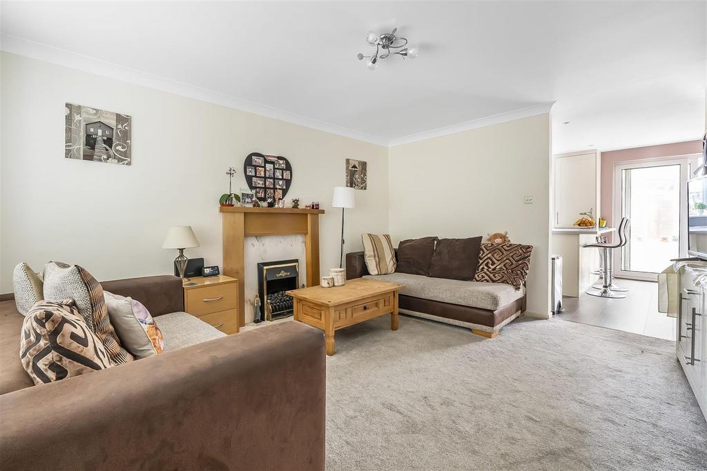 Living room, fireplace