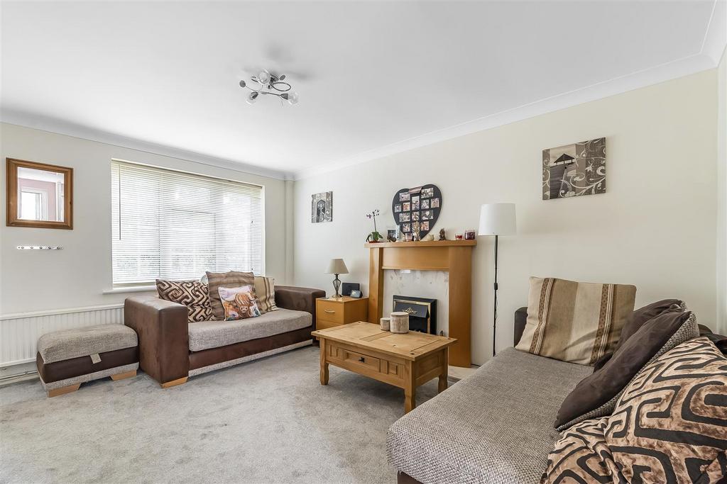Living room, fireplace