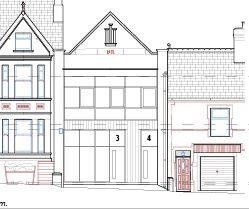 Proposed front elevation