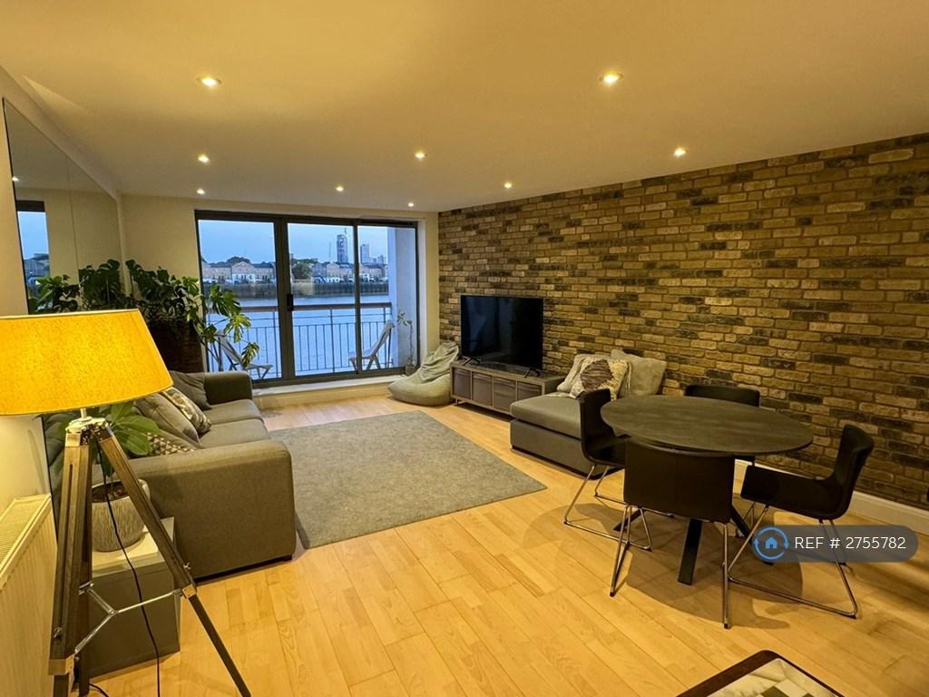Living Room And Balcony With Views To The River