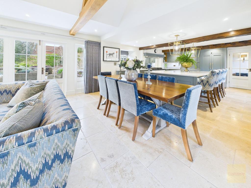 Dining area in the kitchen