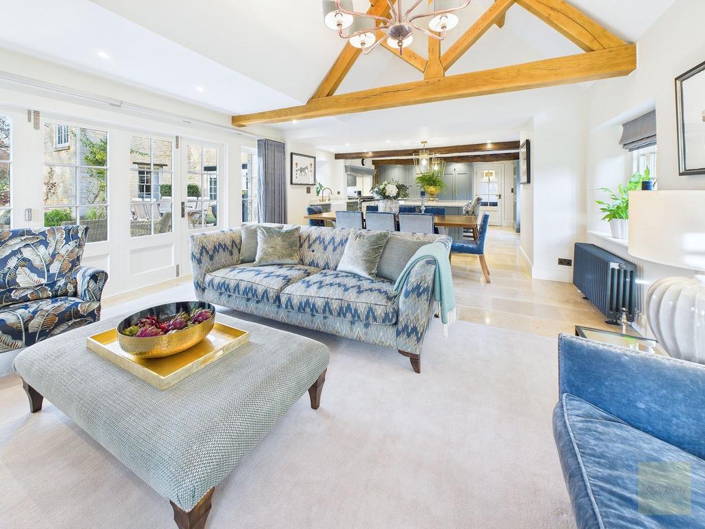 Living area in the kitchen