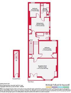 2 bedroom flat to rent, Sydney Road, Muswell Hill, London, N10