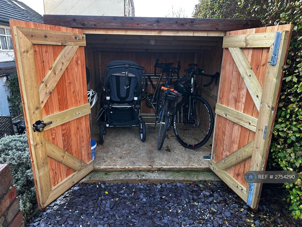 Bike Shed On Street Level