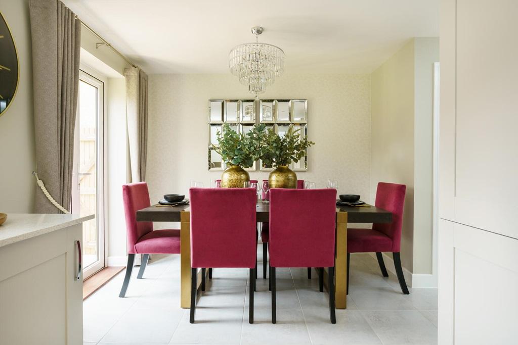 A sociable space to cook and dine, overlooking...