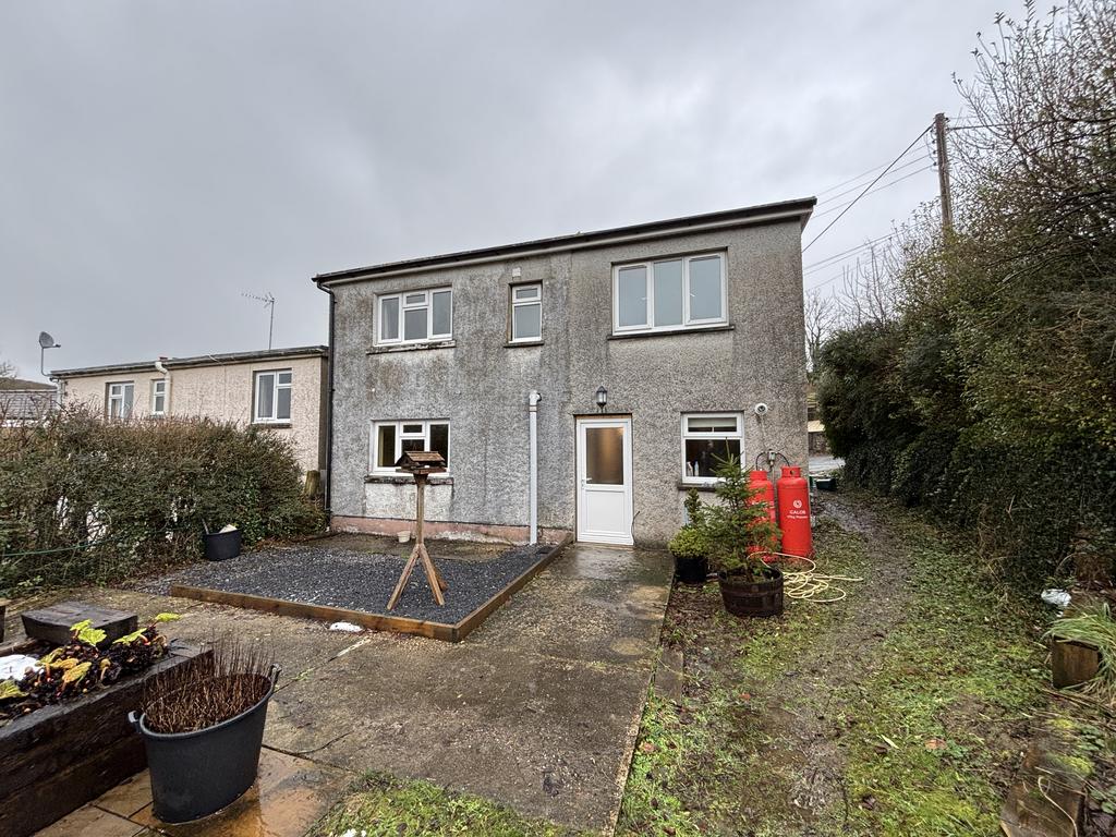 Rear of property