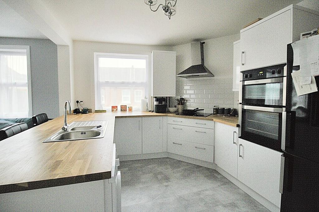 Open Planned Living Space and Kitchen