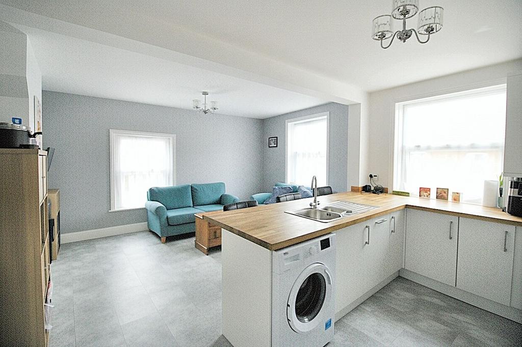 Open Planned Living Space and Kitchen