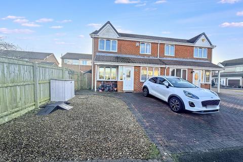 3 bedroom semi-detached house for sale, Linden Road, Seaton Delaval, Whitley Bay, Northumberland, NE25 0DB