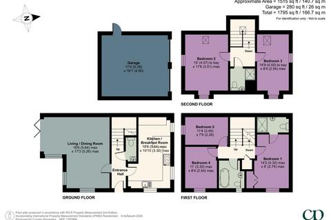 5 bedroom detached house for sale, Boundary Close, Henlow, SG16