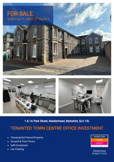 Office for sale, 1-1A Park St Maidenhead SL6 1SL