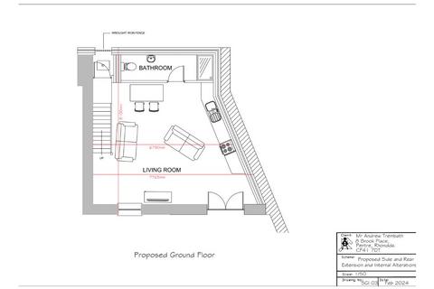 undefined, Building Plot, 8 - 9 Brook Place, Pentre, Mid Glamorgan, CF41 7DT