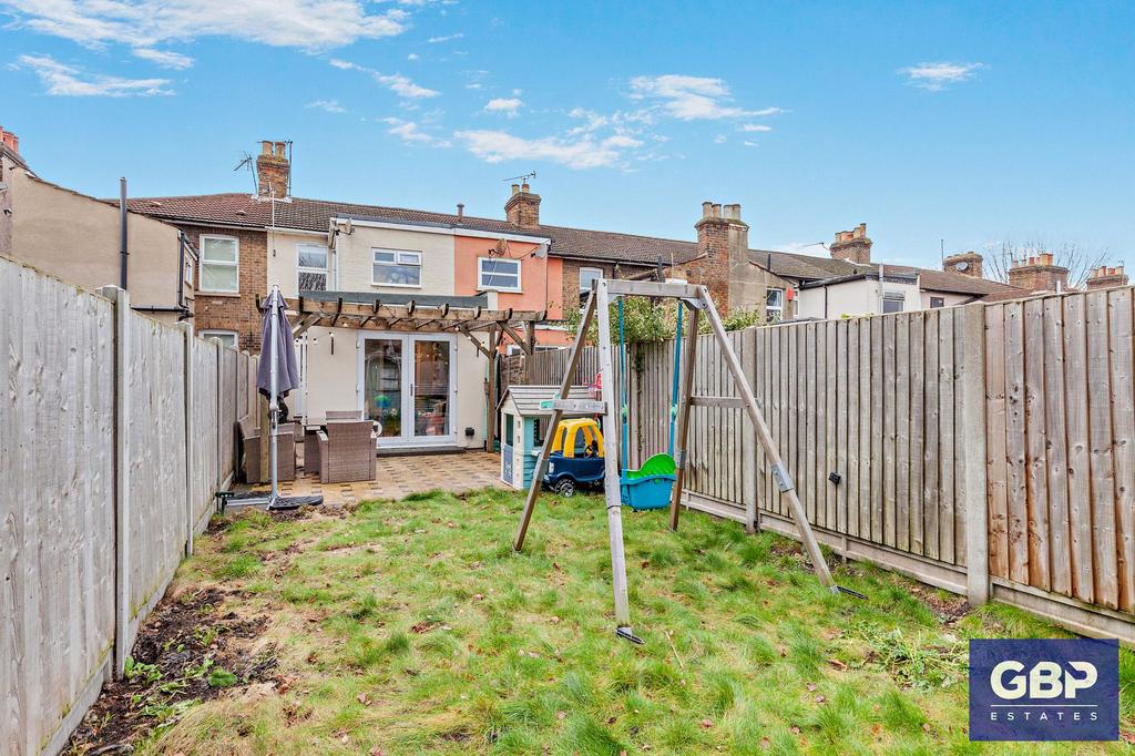 Rear of property