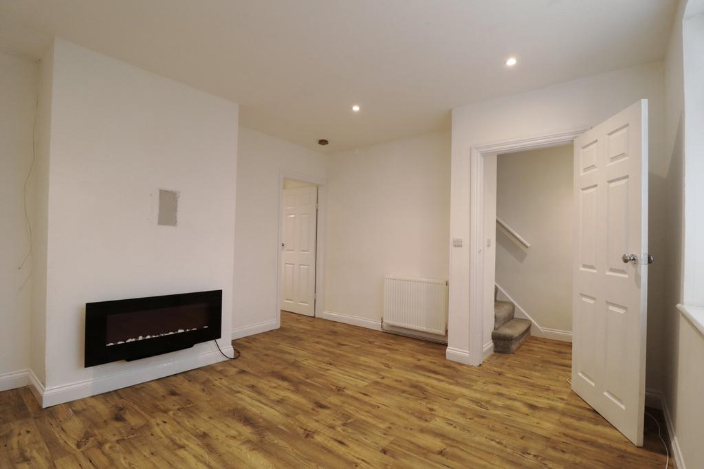 Living room, fireplace