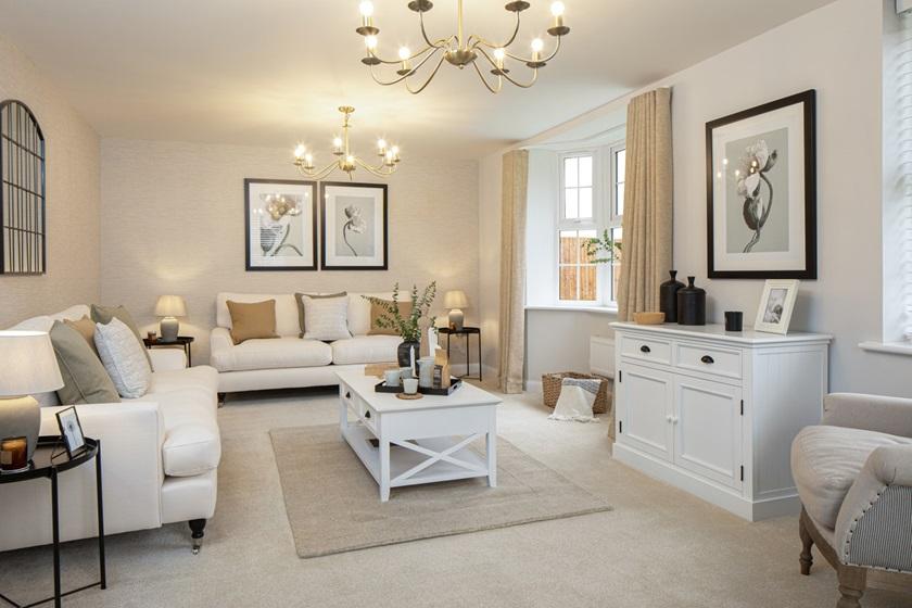 Lounge in the Cornell, 4 bedroom home