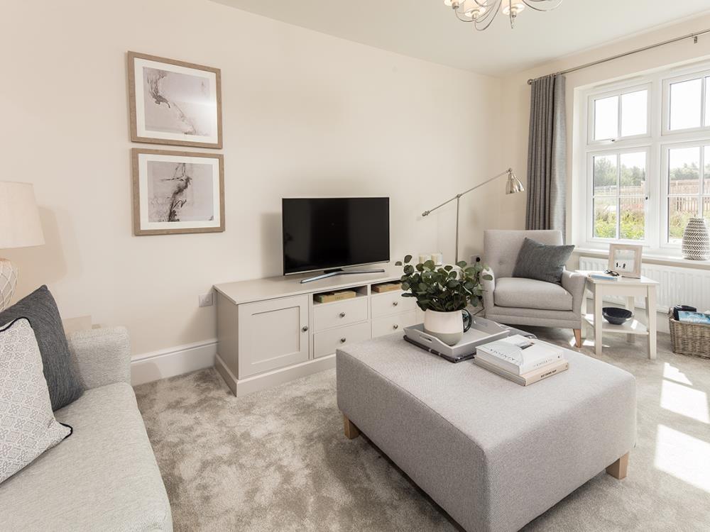 Living of the Lincoln, a 2 bedroom house