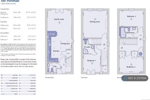 3 bedroom terraced house to rent, Skylark Way, Stowmarket, IP14