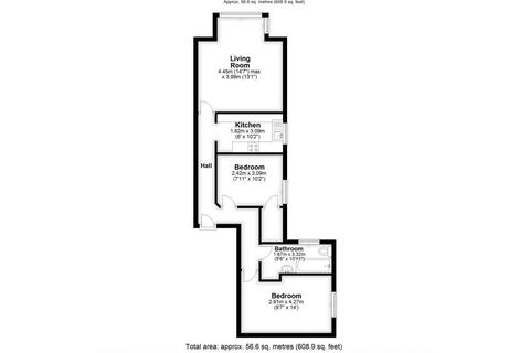2 bedroom flat for sale, Cobham Road, Westcliff-on-Sea, SS0 8EA