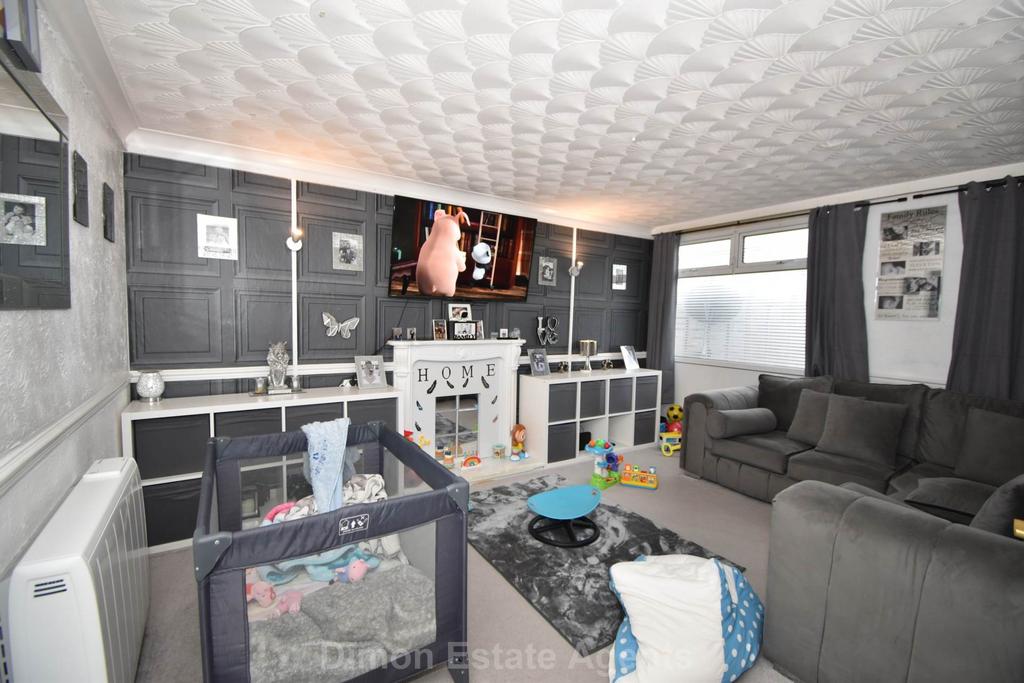 Living room, fireplace