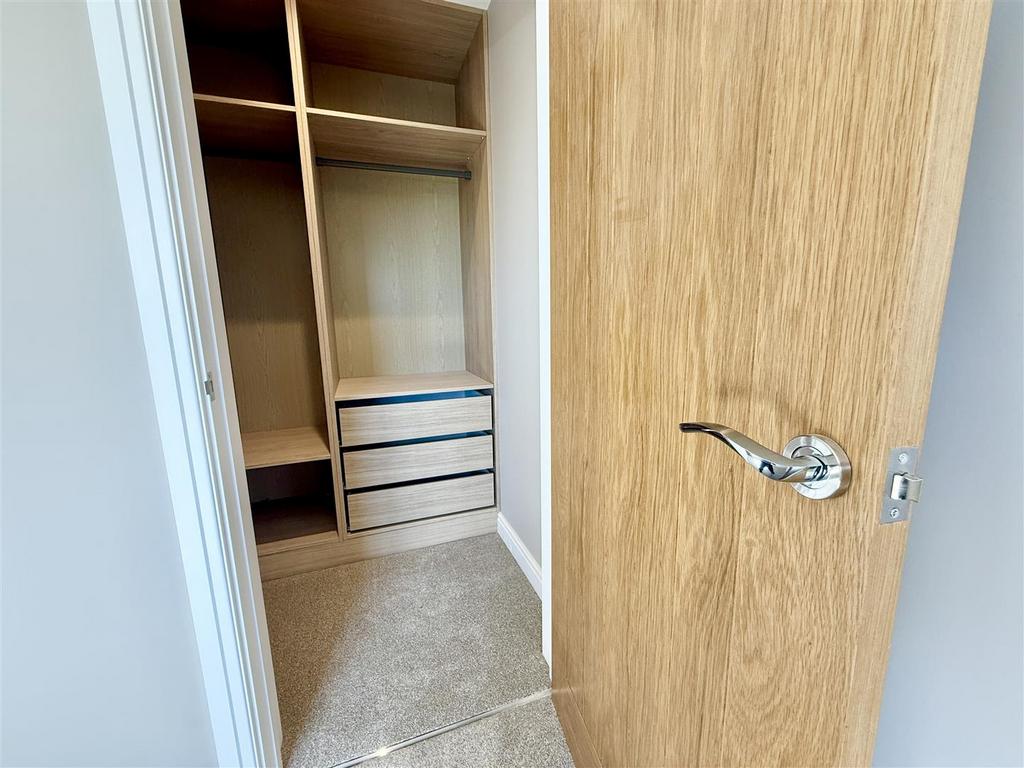 Bedroom one dressing (example photo - plot 1 shown