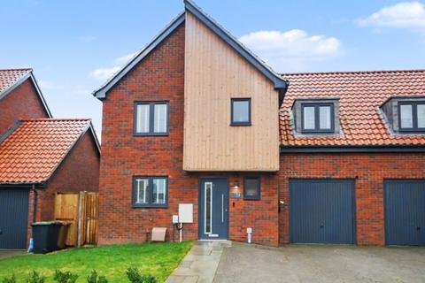 3 bedroom link detached house for sale, Barn Field Drive, Needham Market, Suffolk