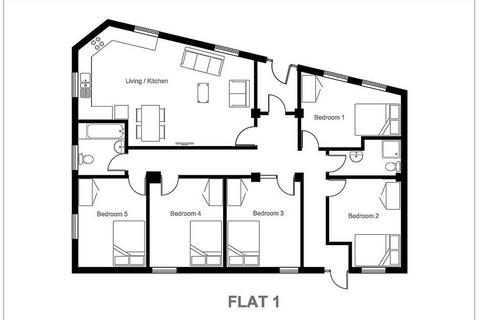 5 bedroom flat to rent, Dulwich Road, Nottingham, Nottinghamshire, NG7