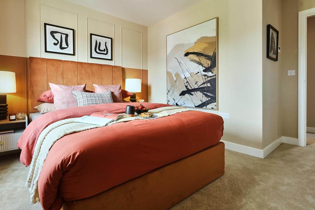 The main bedroom offers space to relax away...