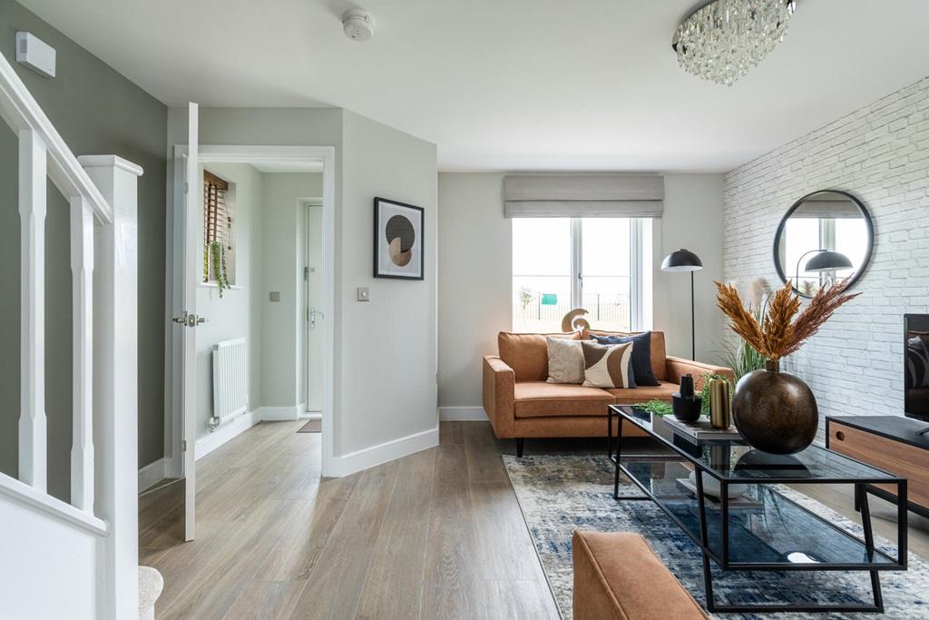 Sociable space leading through to the kitchen