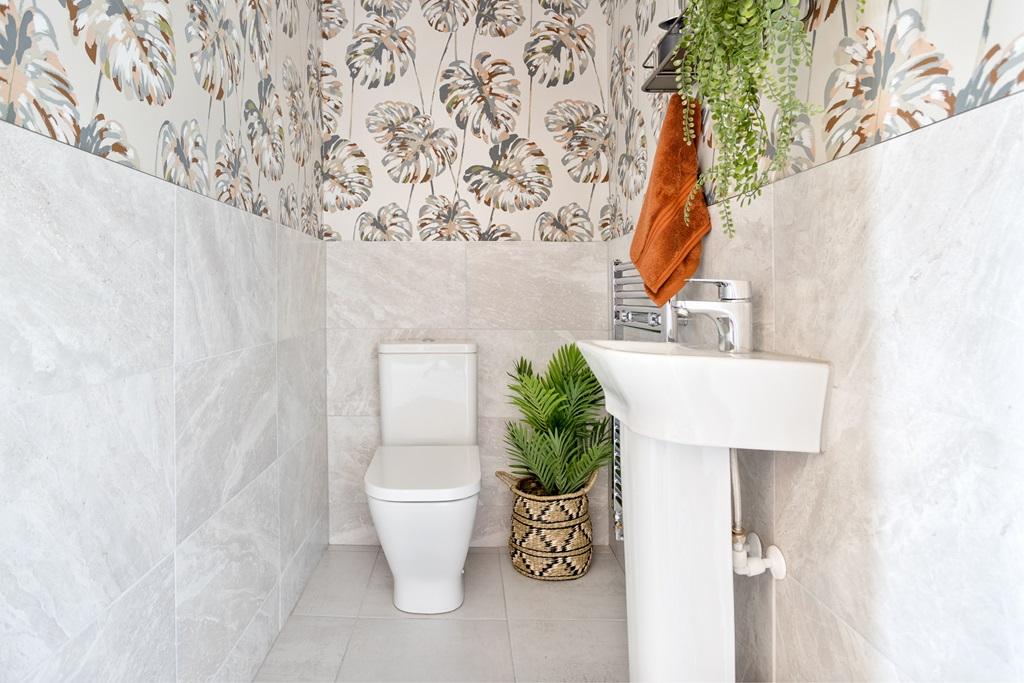 Convenient downstairs toilet