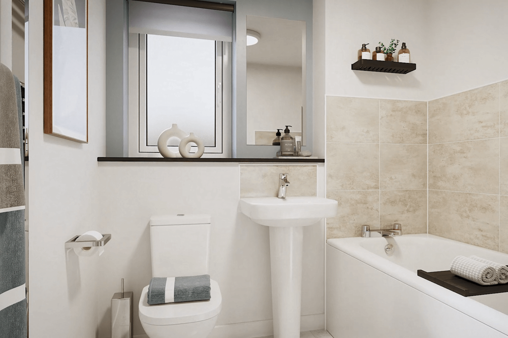 Family-friendly bathroom