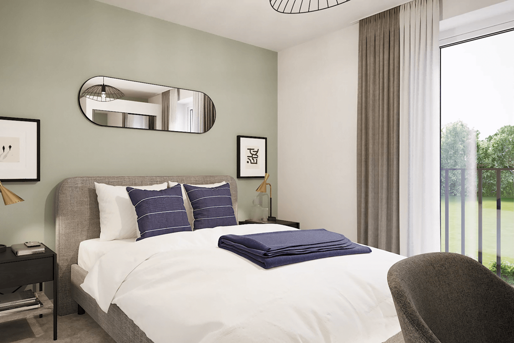 This apartment has 2 bedrooms