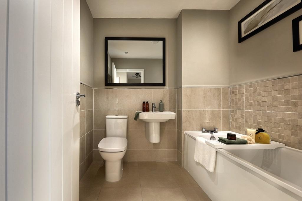 Modern, energy efficient bathroom