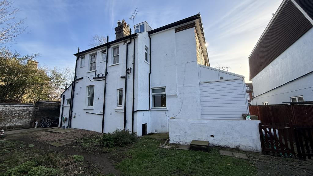 External image of rear of building from garden
