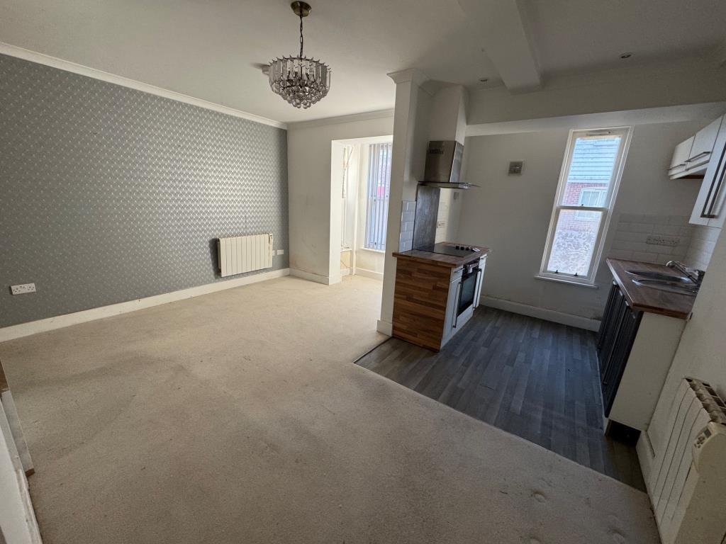 Flat 3 kitchen living room