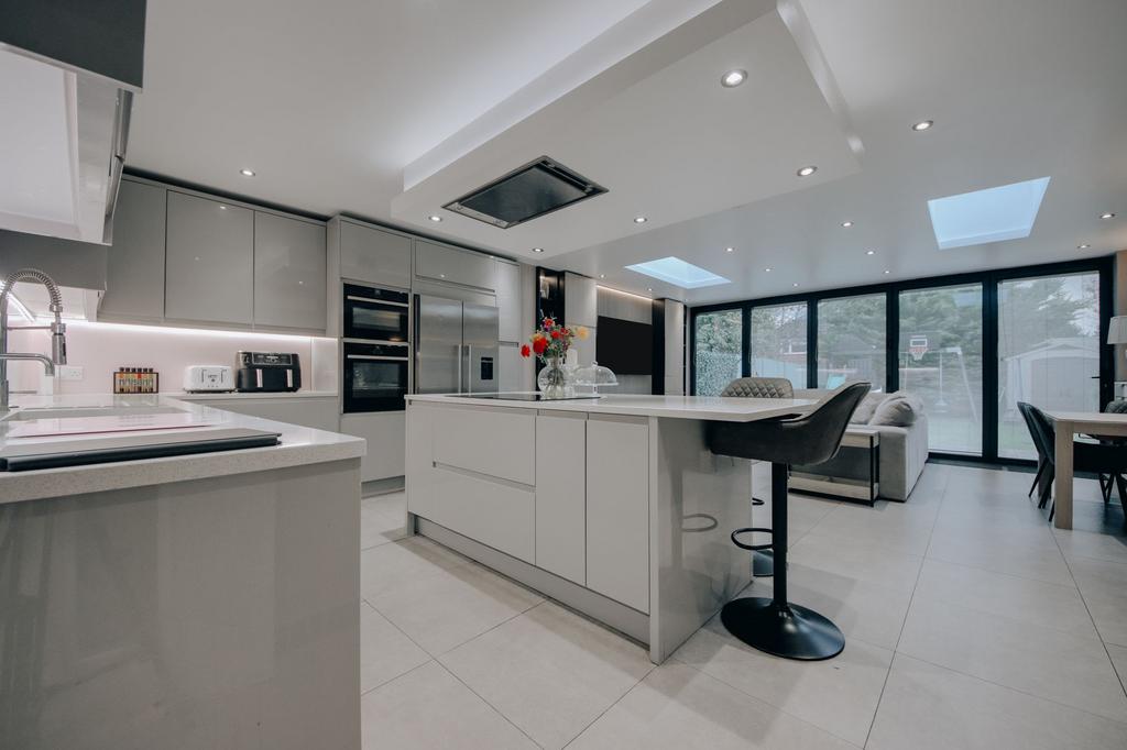 Open-plan living area